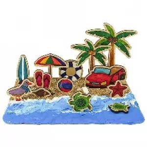 클레이 여름 입체우드판 만들기 1인세트