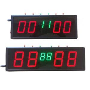 디지털 스코어 보드 3인치 리모컨 5자리 배드민턴 2 리모콘