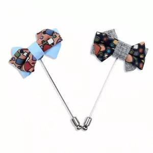 리본 스퀘어 부토니에 장식 꽃핀 남성 액세서리 패션 소품 이벤트 결혼 인테리어 스타 일링