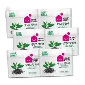 냉장고 냄새제거제 380g 6p 숯성분 탈취제 김치냉장고용 신발장 화장실 차량용