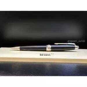 미국 몽블랑 마이스터스투크 클래식 매트 블랙 실버 볼펜 164P 새 제품 227196618518