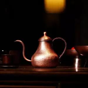 핸드드립 주전자 구리 홈카페 감성 구리주전자 카페 황동 고급 커피포트 포트 티팟 재질