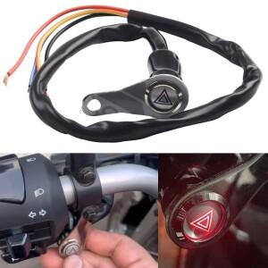 바이크 오토바이 회전 버튼 스위치 ON  OFF 핸들 바 마운트 푸시 작업 조명 제어 헤드 라이트 안개등 부품