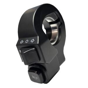 스쿠터용 플라스틱 방향 지시등 스위치 2 in 1 핸들 바 켜기끄기 조명 바이크 오토바이 부품 장비 개조