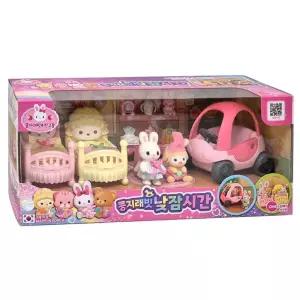 콩지래빗 낮잠시간 피규어 어린이 인형 역할 놀이 인형 장난감