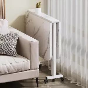 라운드 테이블 접이식 원형 원탁 가구 이동식 접이식테이블 화이트 입식 탁자 식탁