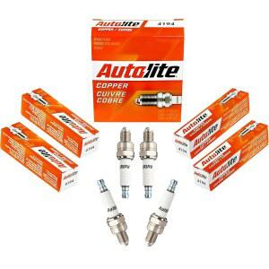 구리 자동차 autolite 스파크 비저항 플러그(4팩) 교체용 4194