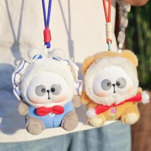 미스터 파 캔디 시리즈 애니메이션 피규어 비닐 얼굴 인형 장난감 귀여운 가방 펜던트 소녀 선물