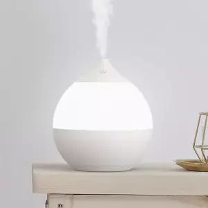 대용량 저소음 물방울 무선 무드등 가습기 1000ml 침실 사무실 탁상용 가정용가 램프 소형 미니 무지