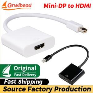 미니 소형 DP-HDMI 호환 변환기 케이블 디스플레이포트 남성-HDMI 어댑터 호환 맥 맥북 호환 프로 에어용