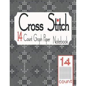 크로스 14 카운트 그래프 종이 노트 정사각형으로 된 인치당 14줄의 차트를 사용하면 심플하거나 컬렉션)을 쉽게 만들
