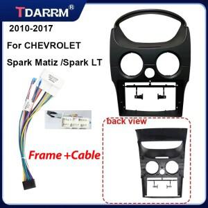 chevrolet 호환 SPARK LT 2010- 9'' 라디오 근막 프레임 스테레오 패널 DVD GPS 플레이어 대시 마운트 키트