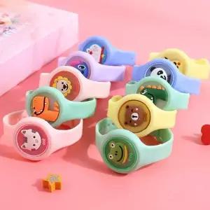 실리콘 손목밴드 천연성분 LED발광 향기캡슐 야외활동 캠핑 등산 여름용 모기방지