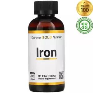 캘리포니아골드뉴트리션 철분 아이언 Iron 118ml