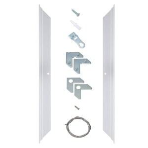 크리에이티브 마크 일루전 메탈 플로팅 프레임 키트 캔버스용 쌍 - 은색, 10인치 양면 1-5/8인치 깊이 갤러리 월, 아트 패널, 모던 데코용