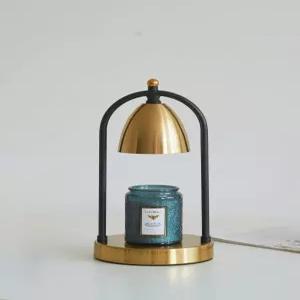 캔들 워머 플라워 장식램프 디밍 스위치 향초 원목 밑창