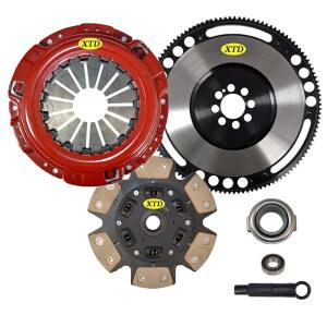 1990-2002 혼다 어코드 / 1992-2001 프렐류드 1997-1999 아쿠다 CL H22 H23 F22 F23 2.2L 2.3L와 호환되는 XTD 3단계 레이싱 클러치 키트 및 10Lbs 플라이휠