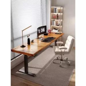 원목 우드슬랩 리프팅 모터 테이블 모션데스크 고재