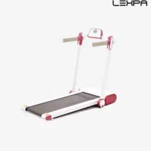 렉스파 접이식 러닝머신 가정 유산소 홈트 운동 핑크