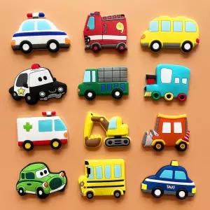 달과6펜스 귀여운 자동차 냉장고 자석 장식  입체 장난감 자석놀이 자석교구 자석장난감