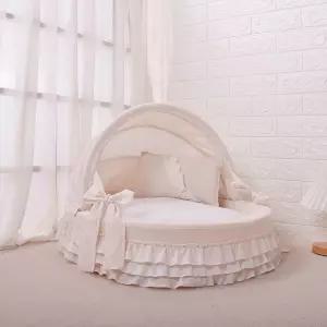 침실 쿠션 애견 소파 공주 반려견 고양이 침대 강아지