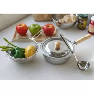 우드손잡이 국수 냄비 채반 국자 세트 이쁜 소스 홈카페 볶음