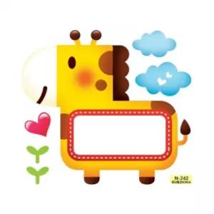 이름표 10개 동물 기린/사물함/수납장/신발장/어린이집/캐릭터/초등학교/단체/스티커/아동/라벨/유치원/교