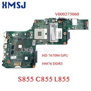 XMSJ 도시바 위성 S855 V000275060 DK10FG 6050A2491301 MB A03 노트북 마더보드 HD 7670M GPU HM76 DDR3