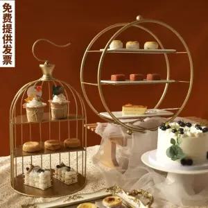 애프터눈 디저트 선반 랙 받침대 뷔페 접시 컵케익