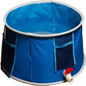 L chic 접이식 수영장 휴대용 애완동물 목욕 욕조 작은 애완동물을 위한 패들링 수영 키디 하이제닉 재미에