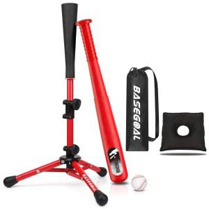 어린이용 베이스골 야구 티, 청소년 스탠드 세트, 티볼 세트, 청소년 야구, 소프트볼 배팅 티 세트, 조절 가능한 높이
