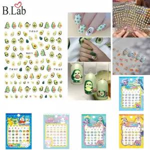 뷰랩 아보카도프렌즈 네일 스티커 데코 워터데칼/꾸미기/아동/어린이/유아/유아동/주니어/키즈용/어린이용
