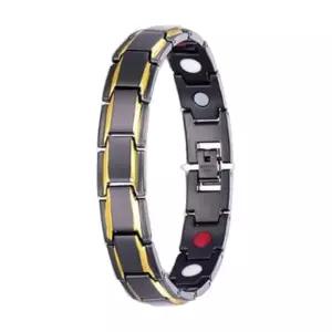 게르마늄 자석 4in1 건강팔찌 스테인리스 메탈