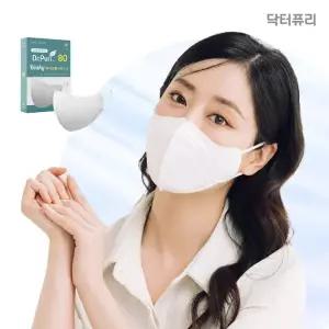 KF80 마스크 새부리형 닥터퓨리 대형 화이트 30개 MNA