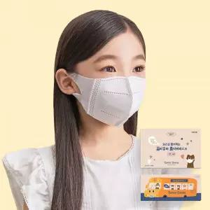 꼼마꼼마 어린이 마스크 키즈 유아 소형 KF-AD 흰색 100매 MNA