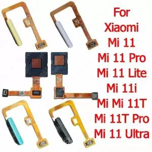Xiaomi Mi 11 11i Mi11 Ultra 11T Pro 5G 지문 센서 케이블 용 스캐너 새 반환 키