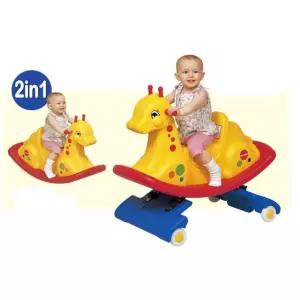 어린이집 승용완구 스프링 흔들말 기린 국민장난감 IQ