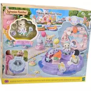 아기인형 실바니안패밀리 인형 아기의 머메이드샵 실크고양이