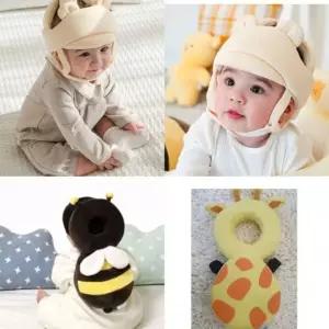 베베콩 머리 보호 대 헬멧 아가드 꿀벌 기린 무당벌레