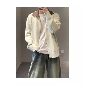 남자 칼라넥 네이비 칼라 니트 카디건 가을 캐주얼 원픽3