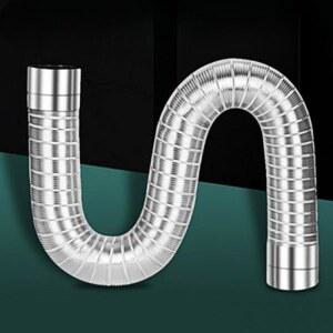 관 가스 기름 배기관 보일러 자바라 6CM ㄱ자 1 1.5M 교체 연통 보호 밴드