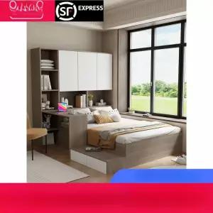 다다미 원목 수납형 침대 프레임 책장 서랍형 멀티 수납침대