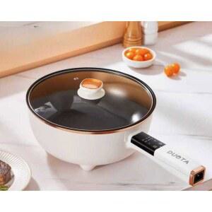 캠핑 전기 여행용 쿠커 원형 전기그릴 라면포트 4인용 전기포트 슬로우쿠커 포트 화이트