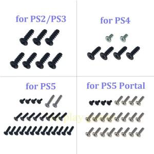 1-10세트 핸들 풀 세트 나사 플레이스테이션 PS2PS4PS5 포털 컨트롤러 교체용 키트 액세서리