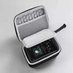소니 워크맨 NW-WM1AM2 WM1ZM2용 하드 휴대용 케이스 USB 케이블 및 메모리 카드용 내부 포켓이 있는 여행