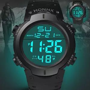 심플손목시계 시계 레져 전자 남자 남성 디지털 LED 스포츠 방수