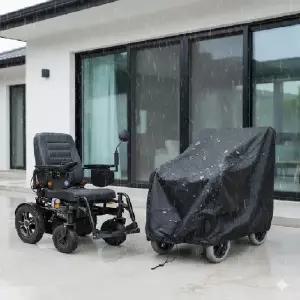 전동 스쿠터 커버 어르신 환우 휠체어 방수 우비 먼지 장기 보관 리빙노바