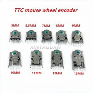2Pcs 원래  정확한 TTC 마우스 롤러 휠 인코더 5mm 7mm 8mm 9mm 10mm 녹색 코어 디코더