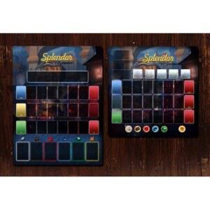 보드 매트 테이블 고무 여행 접이식 빨간 업그레이드 웜스펜 플레이 wyrmspan