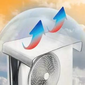 ( )실외기에어컨커버 실외기가림막 에어컨실외기덮개 실외기 열차단커버